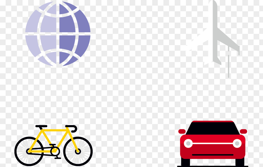 Vector Illustration World Travel Elements Taxi PNG