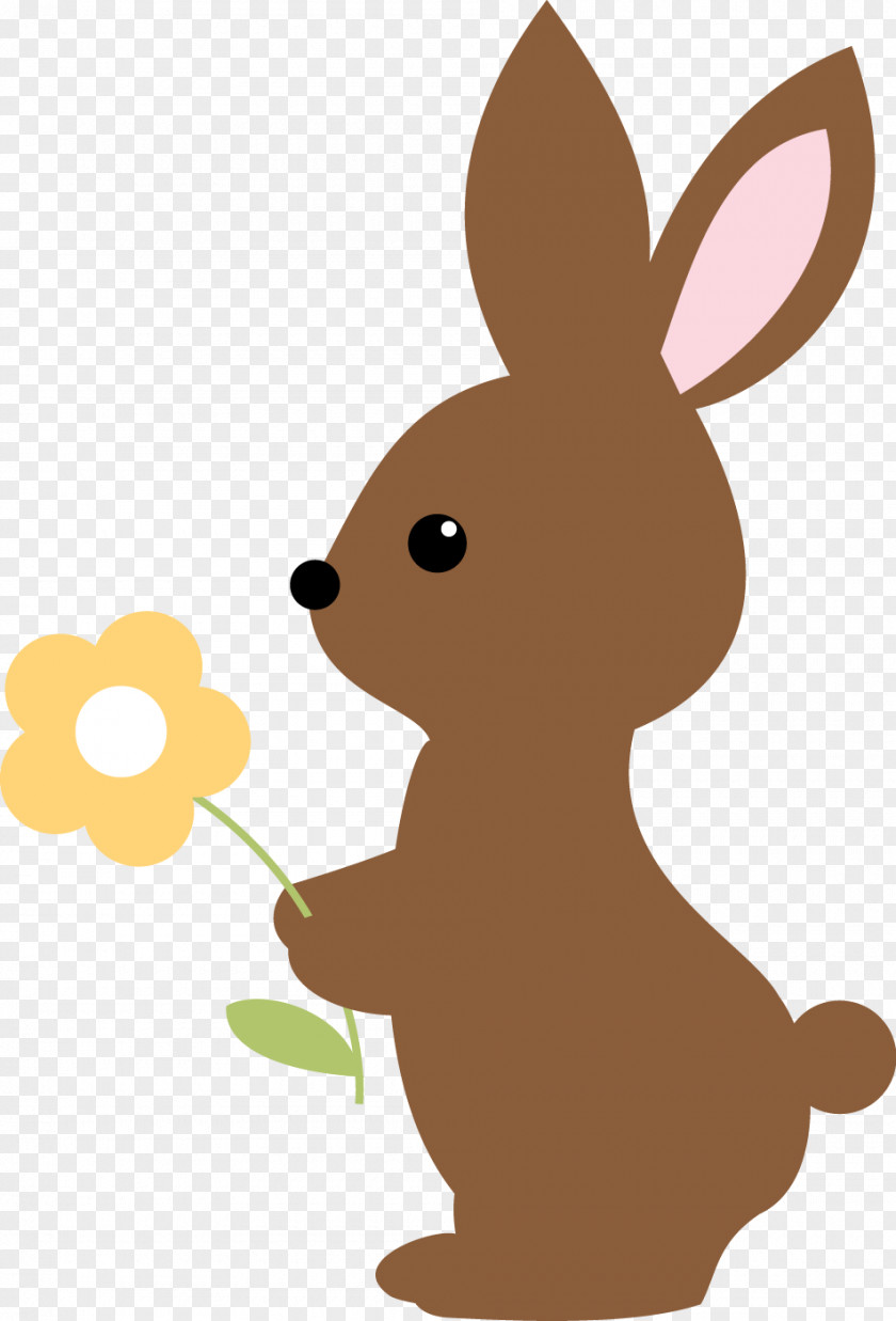Watercolor Rabbit Infant Deer Woodland Clip Art PNG