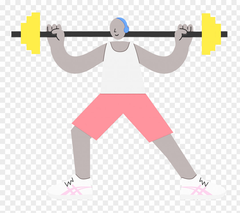 Human Body Physical Fitness Exercise Barbell PNG