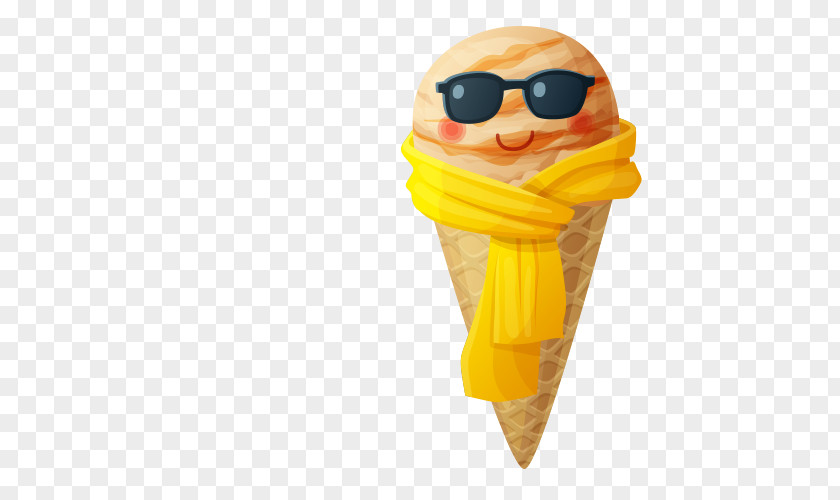 Ice Cream Cone Banana Split Fast Food PNG