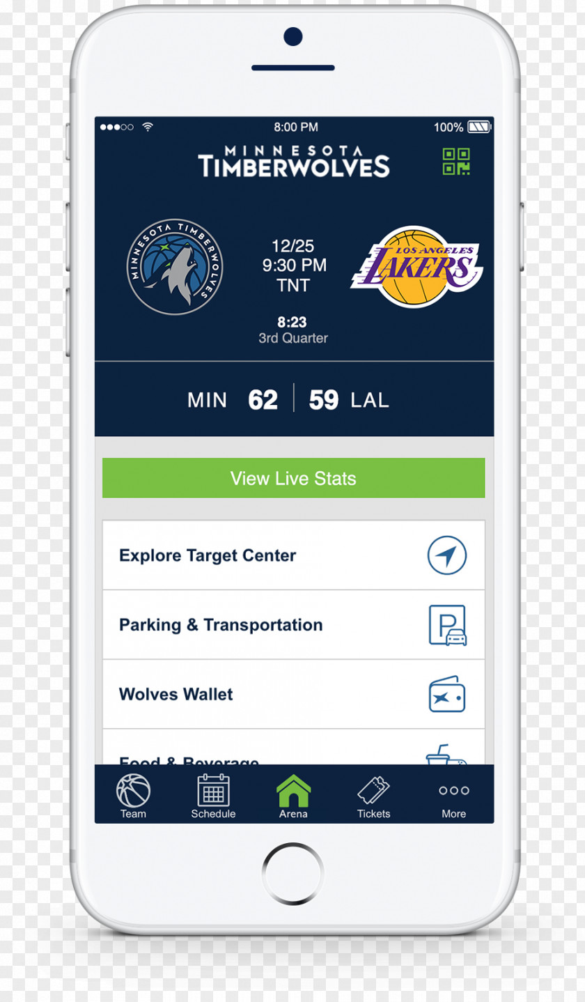 Mobile Phone App Feature Smartphone Minnesota Timberwolves Target Center NBA PNG