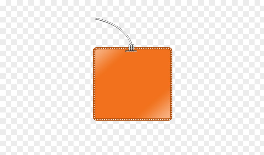 Orange Tag Hanging Download Icon PNG