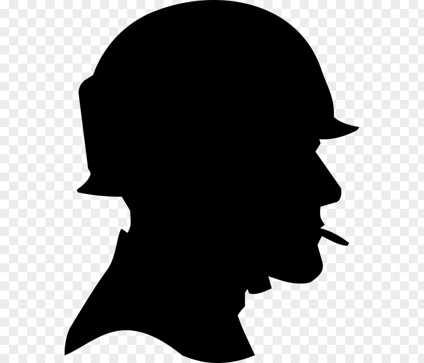 Soldier Silhouette Clip Art PNG