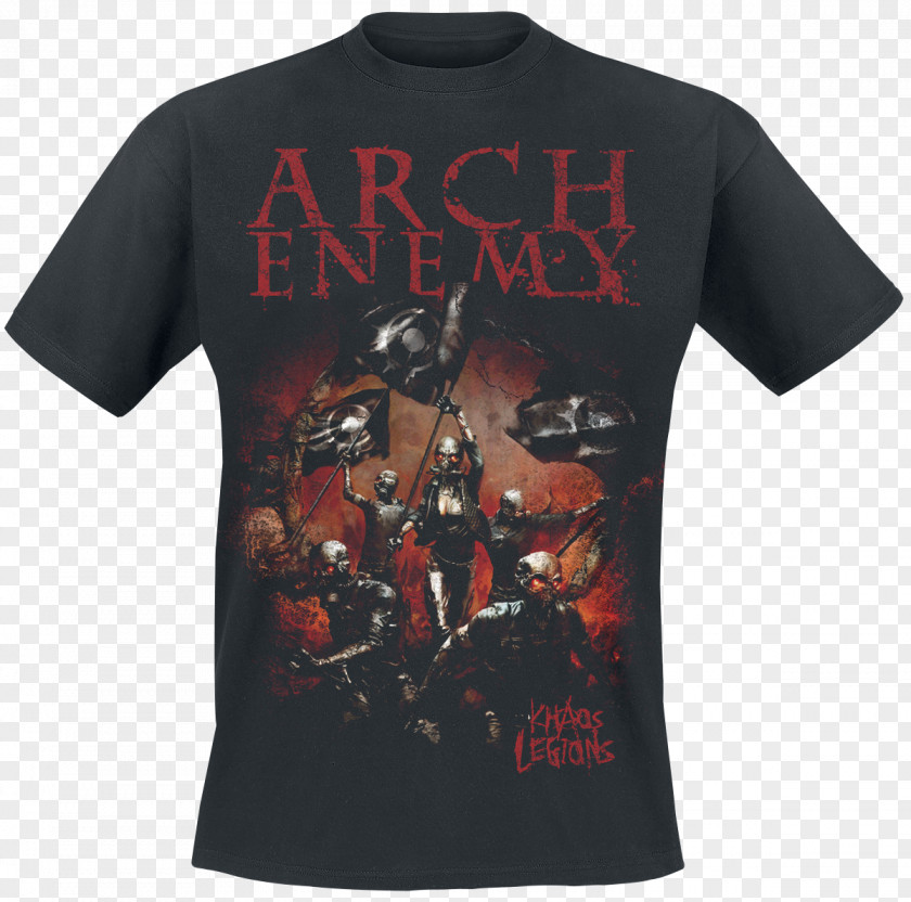 T-shirt Arch Enemy Khaos Legions Merchandising Death Metal PNG