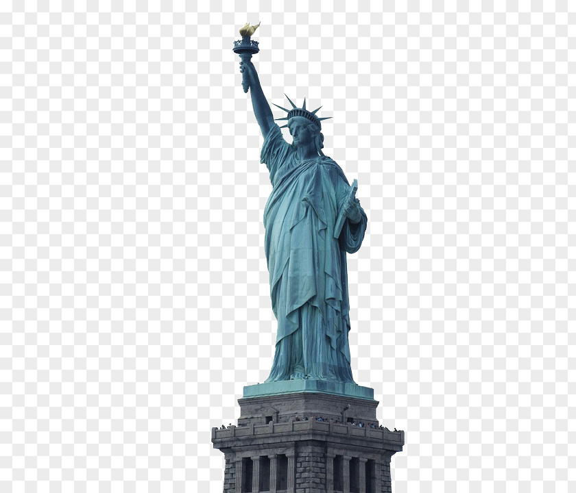 Usa Statue Of Liberty Visiting The New York Harbor Colossus PNG