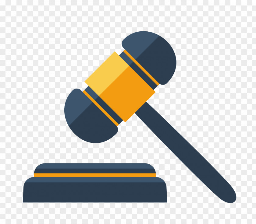 Vector Judge Hammer Material Gavel Court Law & Justice PNG