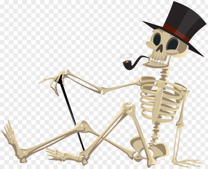 Halloween Skeleton Clip Art Image PNG