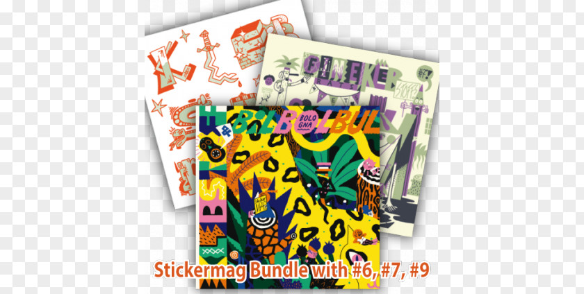 Huge Bundles Klebstoff 6 Stickermag Adhesive Plastic International Neighborhood Verlag PNG