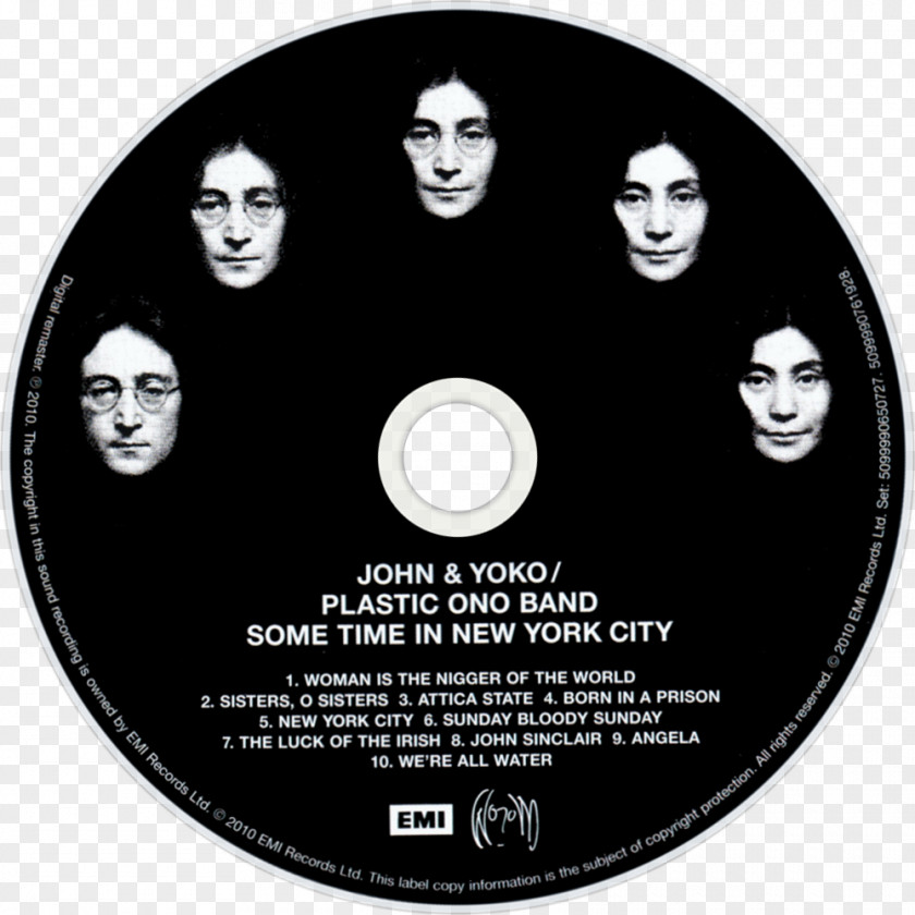 John Lennon Happy Xmas Compact Disc Plastic Ono Band Police Academy Apple Records PNG