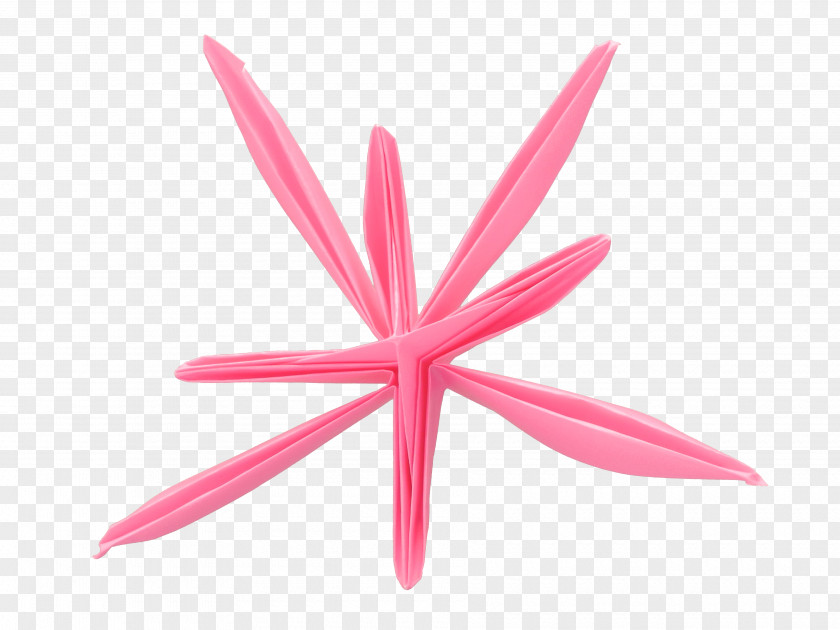 Origami Geometry Pink M PNG