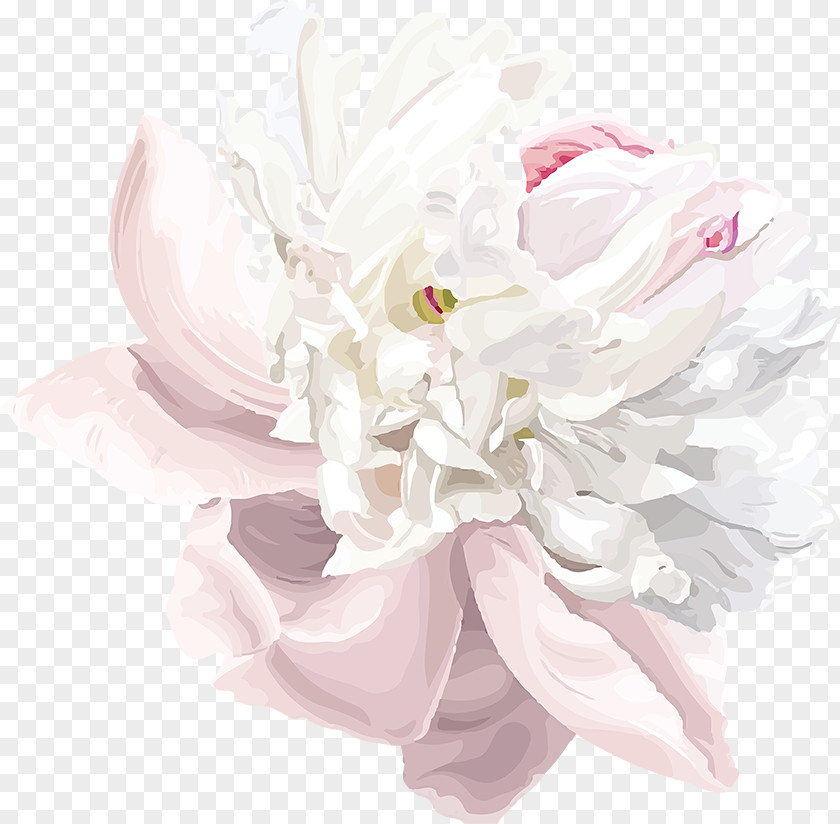 Peony Painting Clip Art PNG