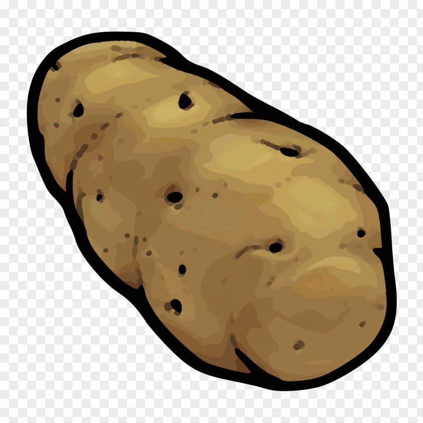 Potato Baked Mashed Minimalistic PNG