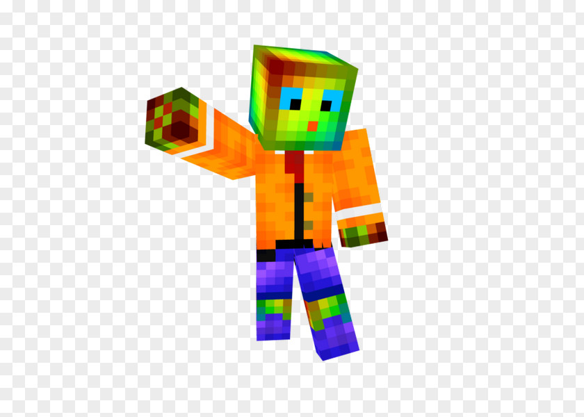 Rainbow Road Minecraft Terraria Slime Toy PNG
