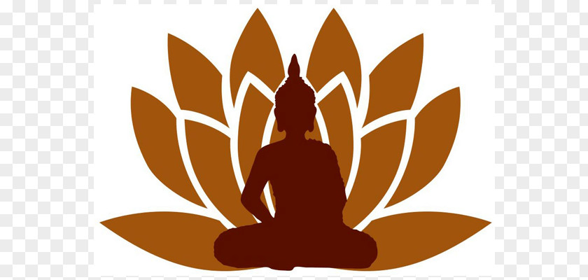 Buddhist Lotus Sacred Stencil Clip Art Image PNG