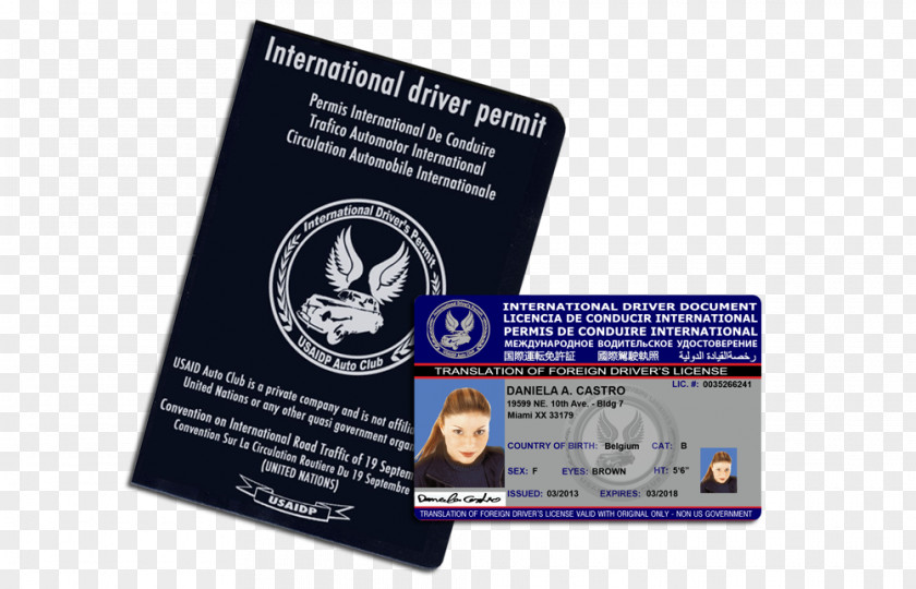 Car Driver's License International Driving Permit Identity Document PNG