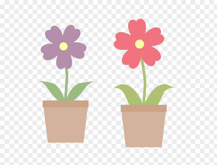 Flowerpot Clip Art Illustration Floral Design PNG