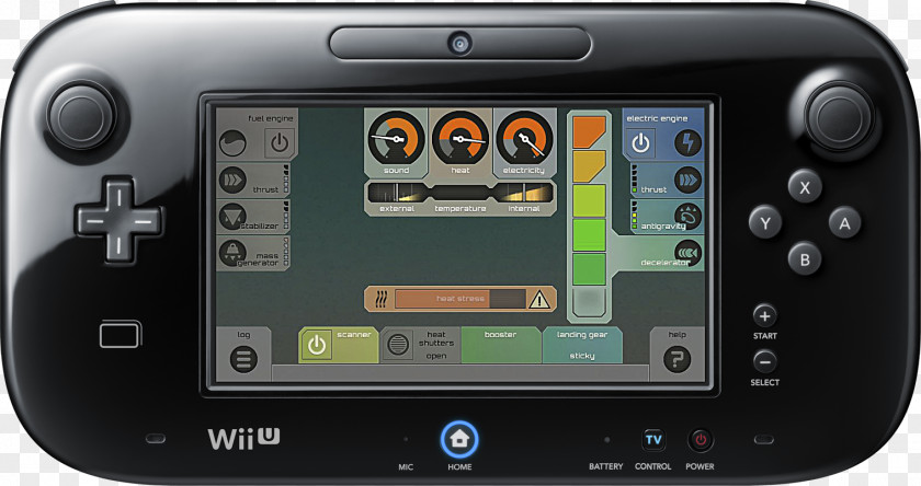 Gamepad Wii U GamePad Affordable Space Adventures Mario & Luigi: Superstar Saga PNG