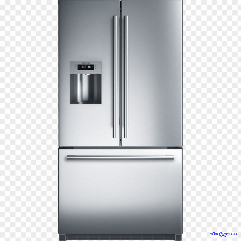 Refrigerator Bosch 800 Series 26 Cu. Ft. Stainless French Door Home Appliance B26FT80SNS Frigidaire Gallery FGHB2866P PNG