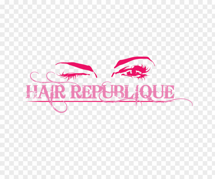 Sassy Hair Logo Design Ideas Brand Font Line Pink M PNG