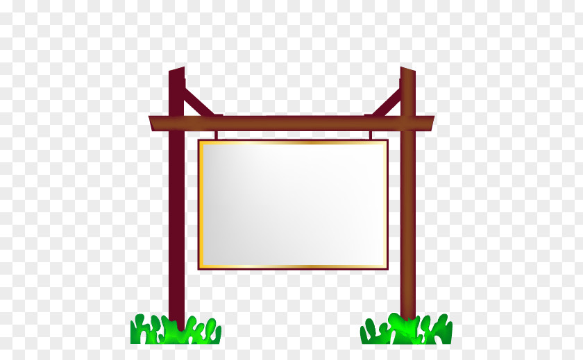 Billboard Element Vector Material Picture Frame Clip Art PNG