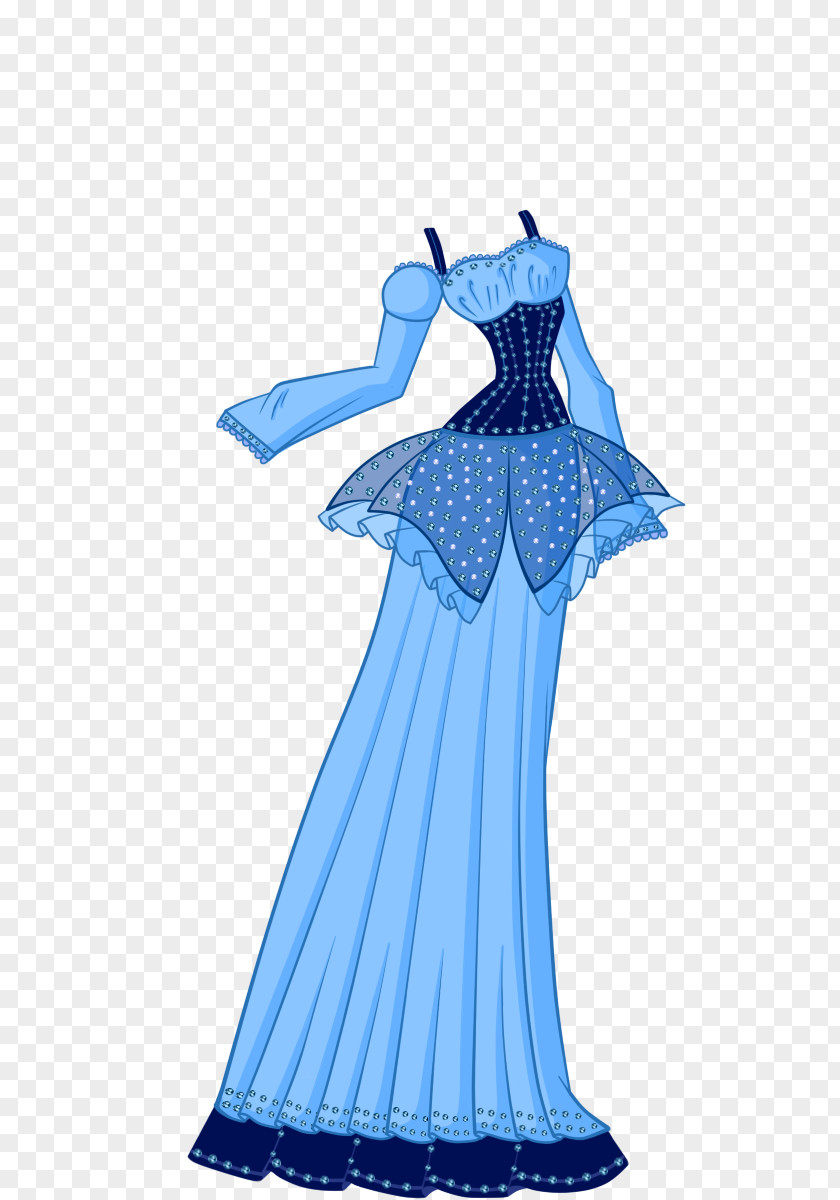 Dress Gown Shoulder Dance Costume PNG