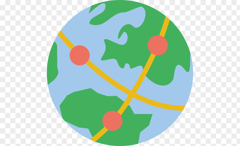 Flat Icons Globe PNG