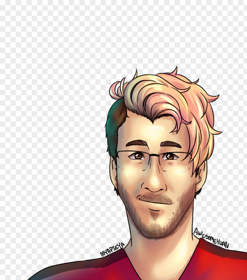 Markiplier Forehead Facial Hair YouTuber Cheek PNG