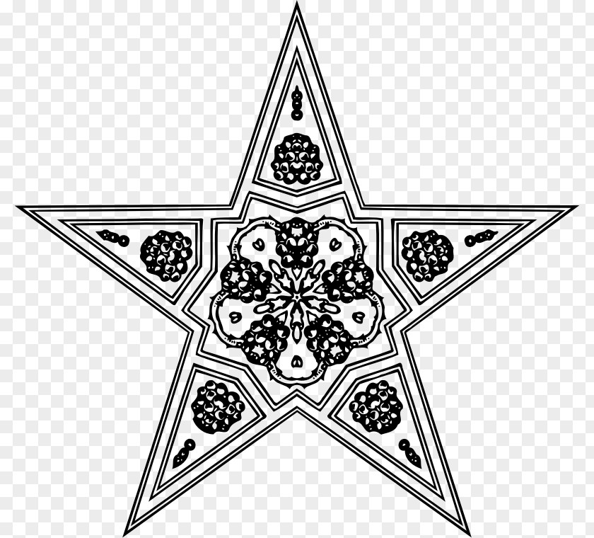 Pentagram Line Art Drawing Street PNG