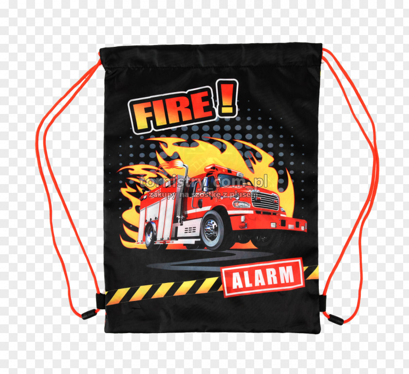 School Bag Firefighter Zipper PNG