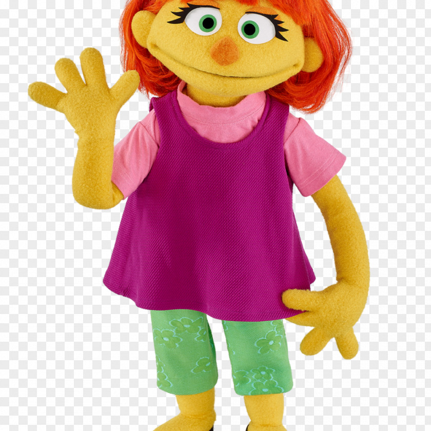 Sesame Julia Elmo Abby Cadabby Place Mr. Hooper PNG