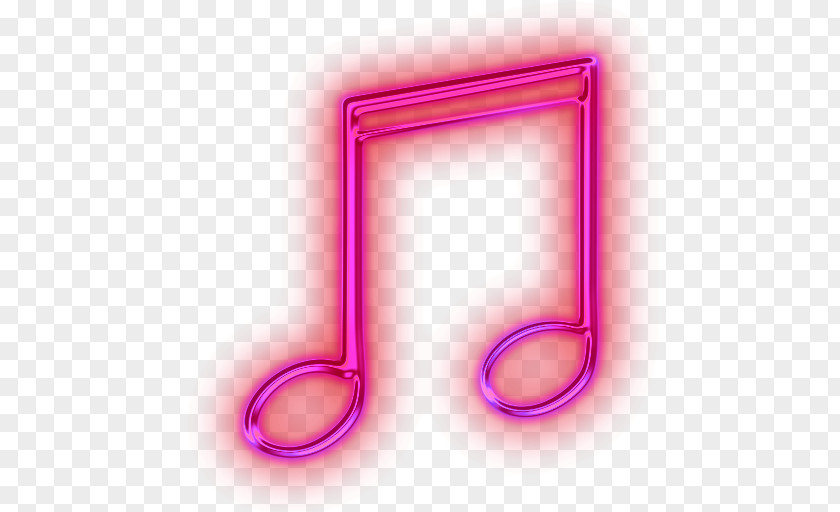 Facebook Icon Pink Purple Musical Note Clip Art PNG
