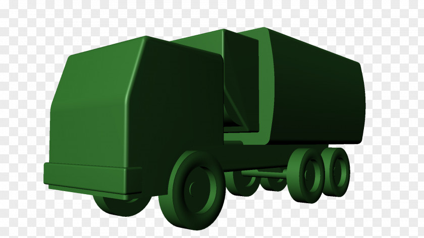 Garbage Truck Car Motor Vehicle Machine Green PNG