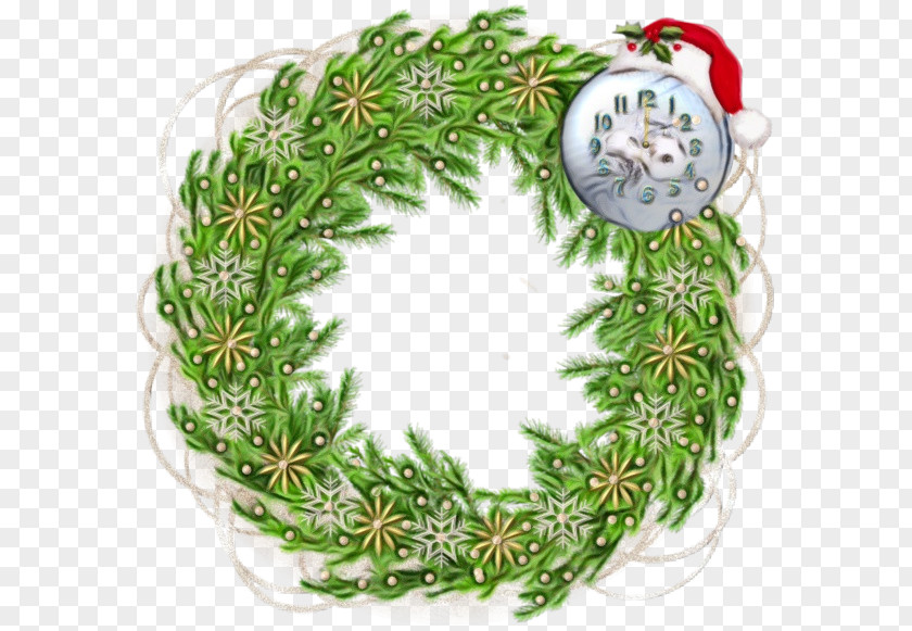 Ornament Pine Christmas And New Year Background PNG