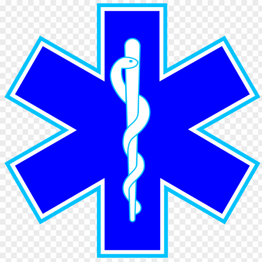 Star Of Life Background Emergency Medical Services Technician Paramedic Clip Art PNG