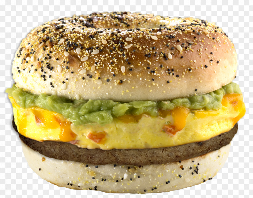 Bagel Hamburger Breakfast Vegetarian Cuisine Omelette PNG