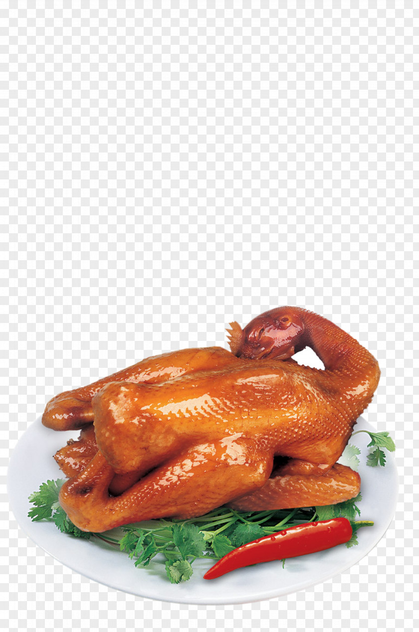 Chicken Dezhou Roast Chinese Cuisine Barbecue PNG