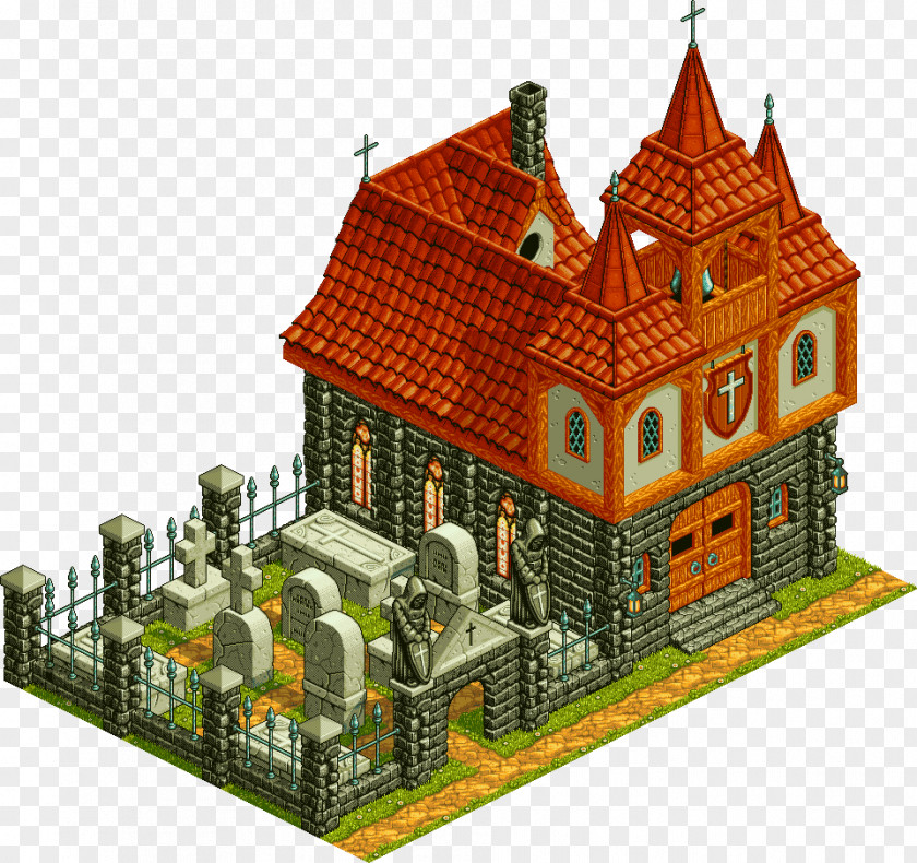Isometric Building Projection Graphics In Video Games And Pixel Art EBoy PNG