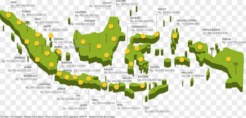 Map Indonesia Vector PNG