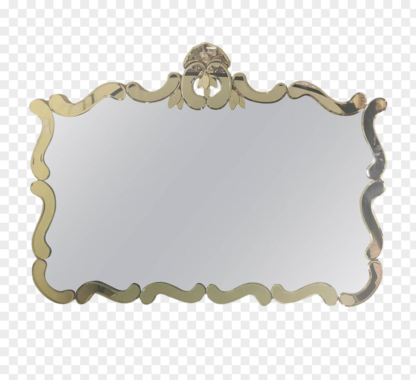 Mirror Oval Hollywood Regency Architecture Decorative Arts PNG