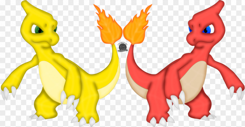 Pikachu Pokémon Yellow Red And Blue Charmeleon Charmander PNG
