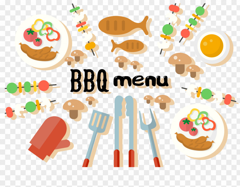 BBQ Barbecue Logo Euclidean Vector PNG