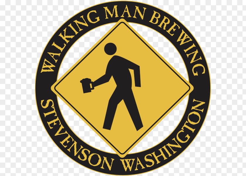 Beer Bash Walking Man Brewing Brewery Stout India Pale Ale Logo PNG