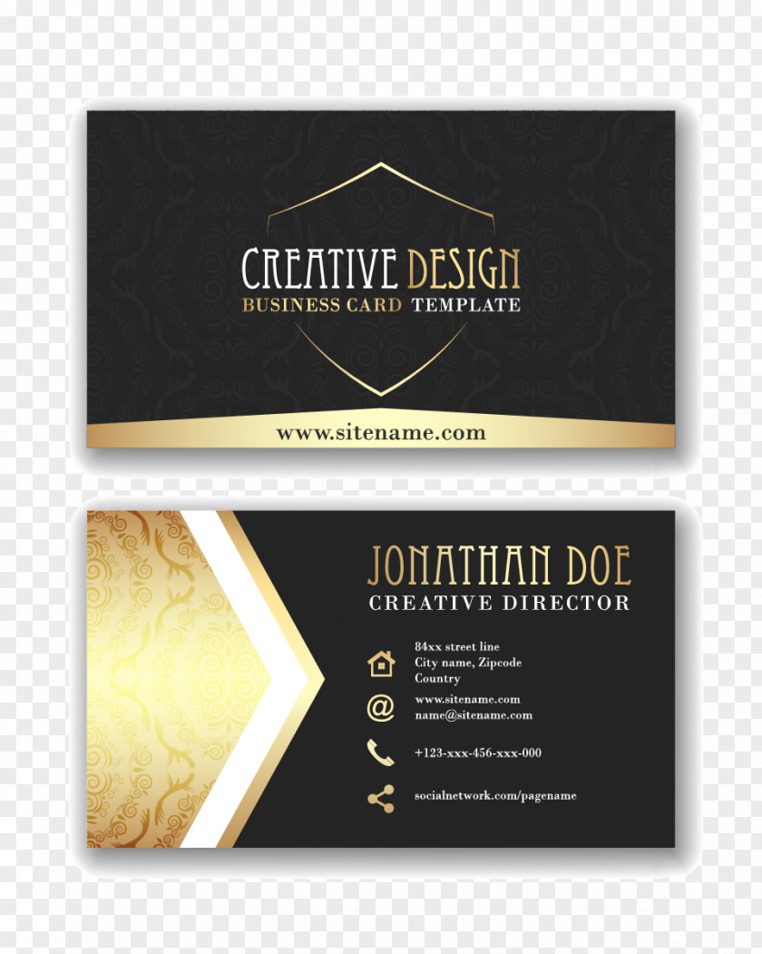 Business Card Paper Visiting Icon PNG