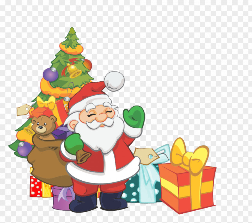 Christmas Decorations Santa Claus Clip Art PNG
