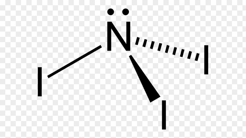Nitrogen Triiodide Lewis Structure Ammonia Amine PNG