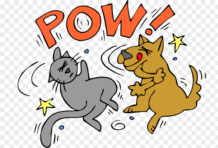 Cat Dog–cat Relationship Clip Art Dog Fighting PNG