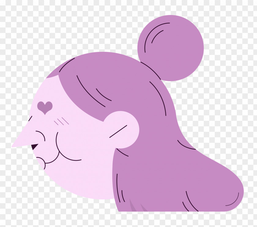 Lilac / M Lilac / M Horse Snout Cartoon PNG