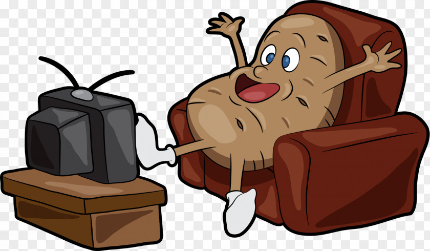 Potato Couch Television Beer PNG