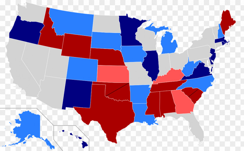 Red States And Blue United Senate Elections, 2014 2016 2018 2008 PNG