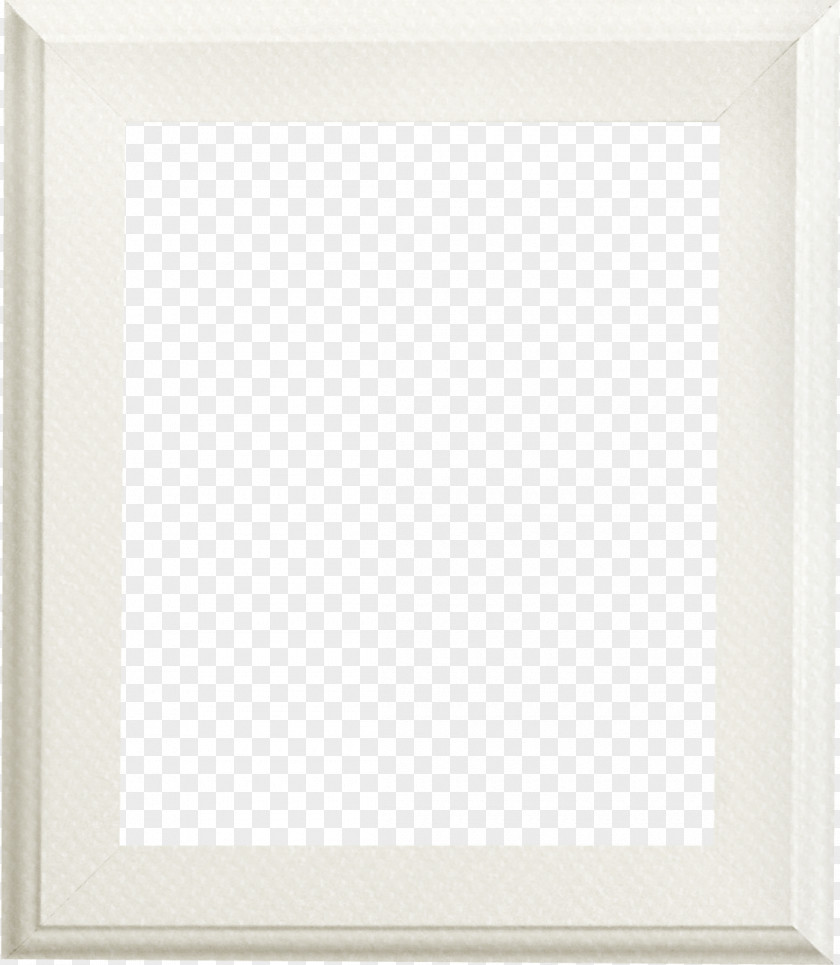 White Frame Wood Picture PNG